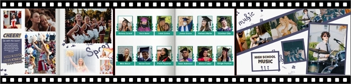 'School Yearbook' slideshow template