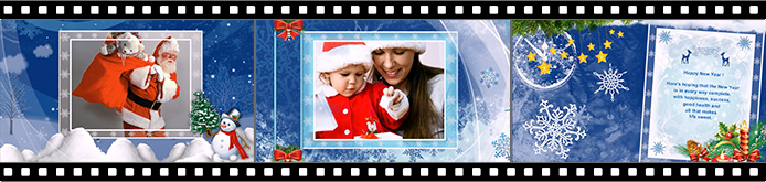 Happy New Year slideshow templates