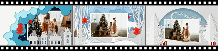 'Let It Snow' slideshow template