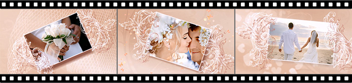 Wedding slideshow templates