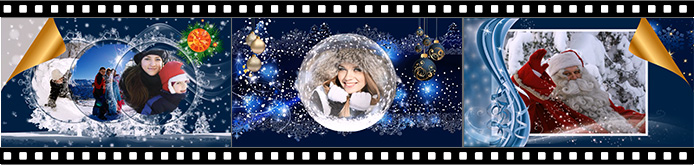 Winter slideshow templates